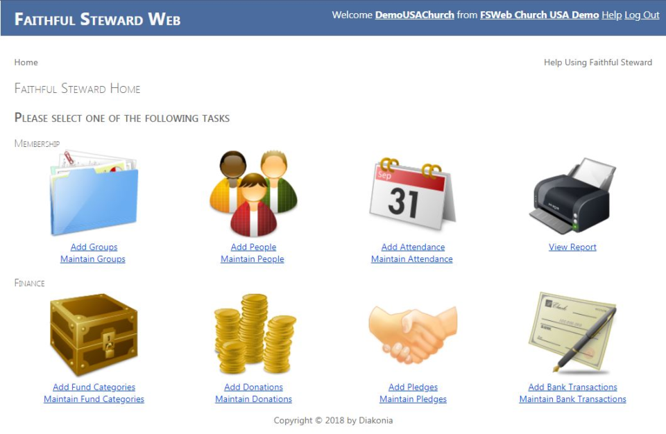 screenshot of Faithful Steward